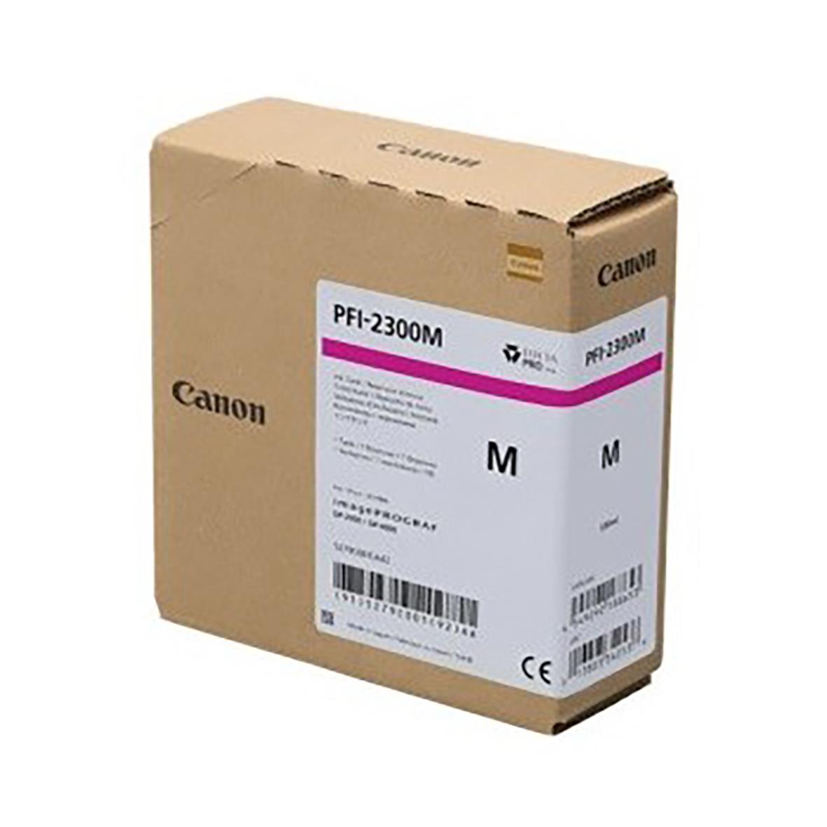 Canon PFI-2300 magentafärgad bläckpatron i kartong