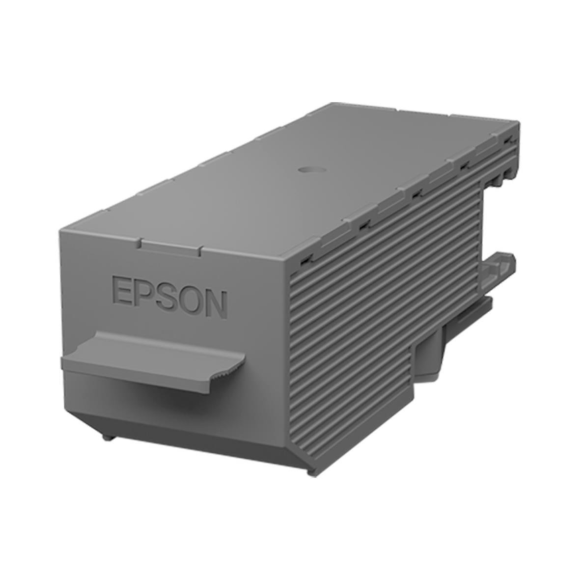 Epson Eco Tank 7700 underhållsbox i grått med handtag och ventiler