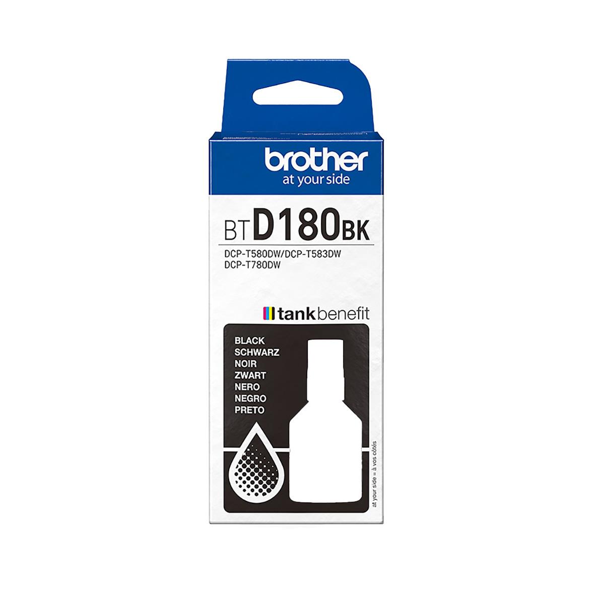 Bläckpatron Brother 7500sid BTD180BK Svart