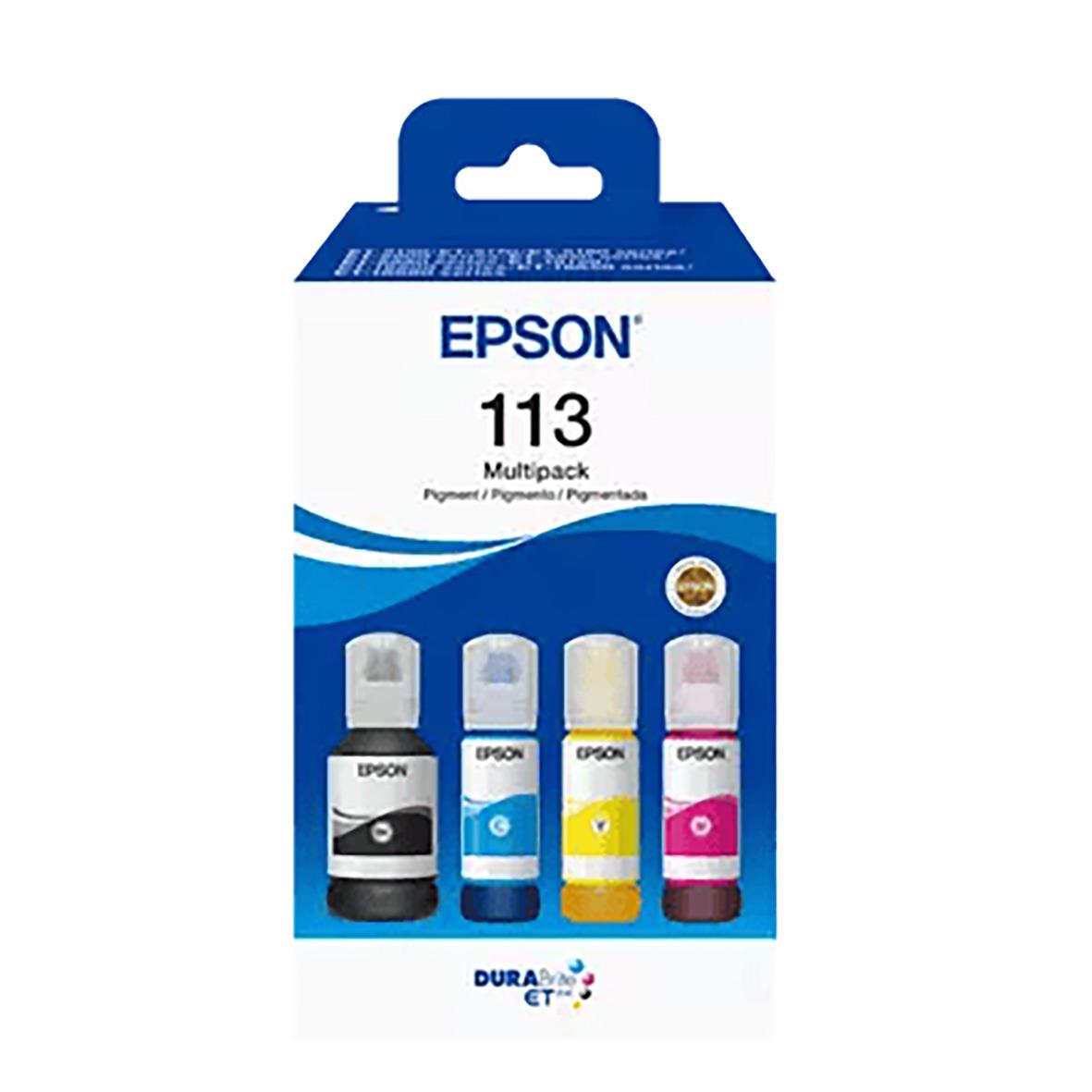 Epson 113 multipack bläckpatroner med fyra färger i förpackning