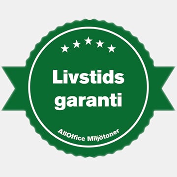 Livstids garanti för laser tonerkassett AO HP 6000 Sidor CE255A Svart