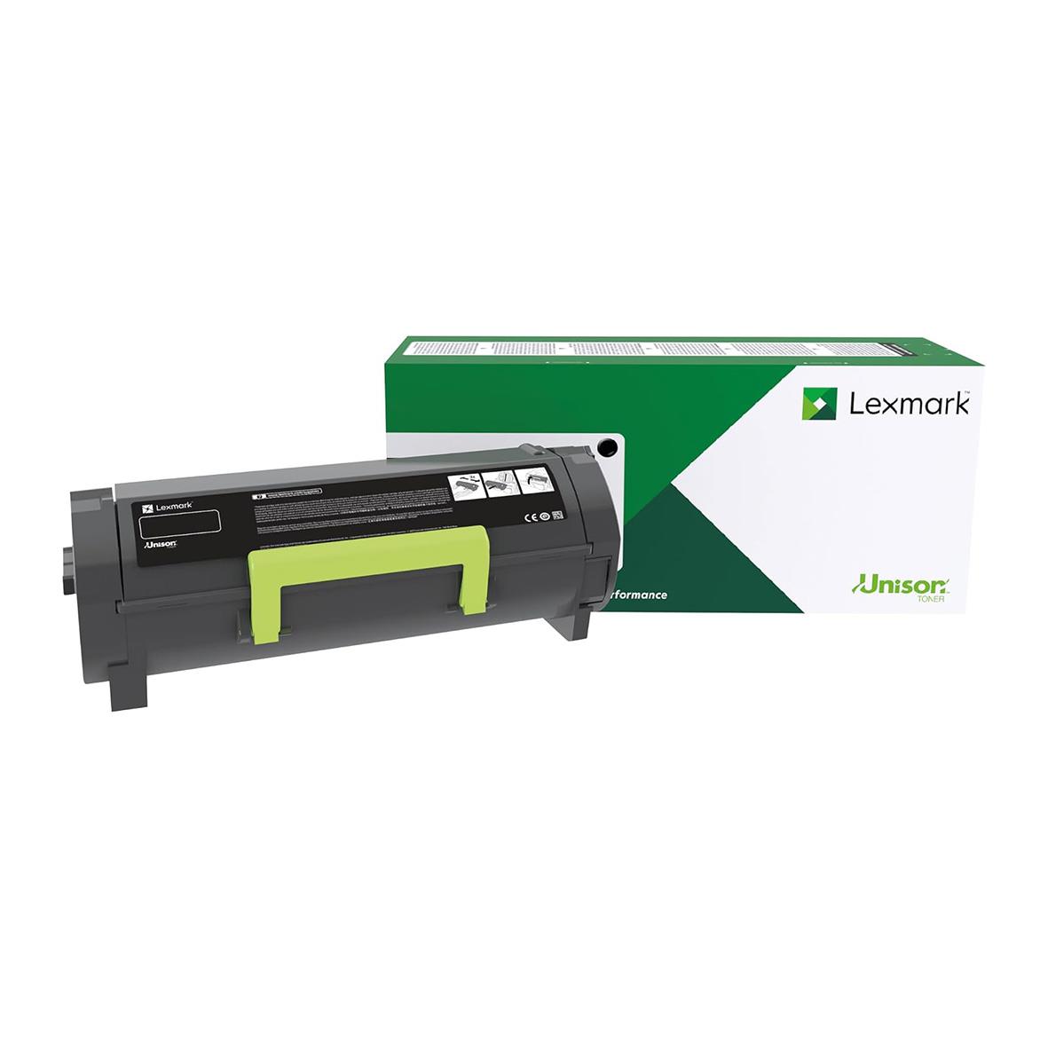 Svart laser tonerkassett Lexmark 56F2X00 Return Program 20000 sid för skrivare