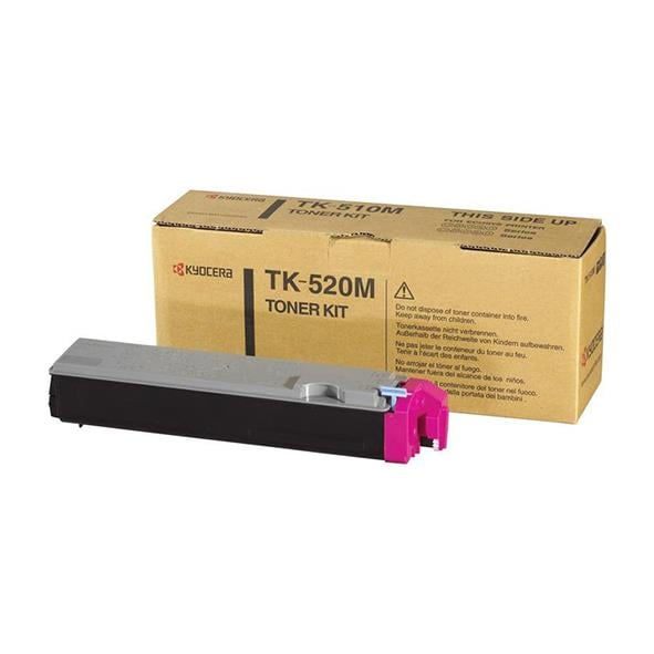 Lasertoner Kyocera TK-520M 4000 Sidor 1T02HJBEU0 Magenta 27040033