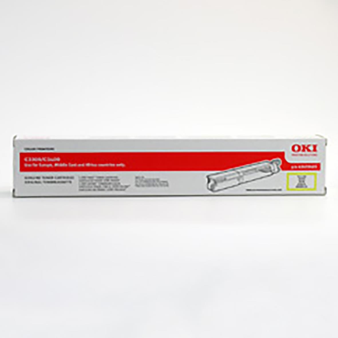 Gul laser tonerkassett för OKI skrivare 43459329