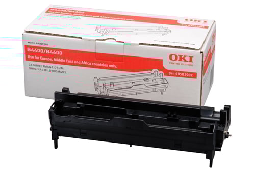 Svart tonerkassett för skrivare i originalförpackning