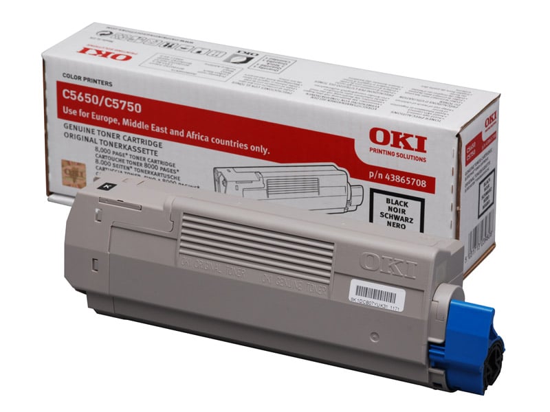 Lasertoner OKI 43865708 Svart 27040098