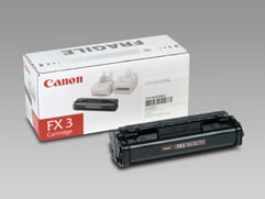 Lasertoner Canon FX-3 1557A003 i förpackning och tonerkassett