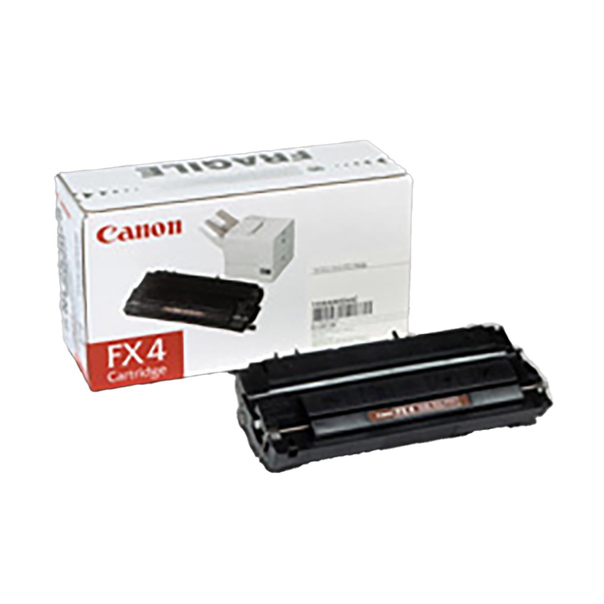 Lasertoner Canon FX-4 1558A003 i förpackning och tonerkassett