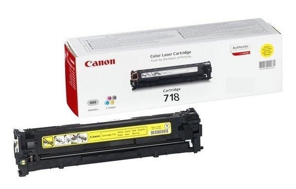 Lasertoner Canon 718Y 2659B002 Gul 27040365