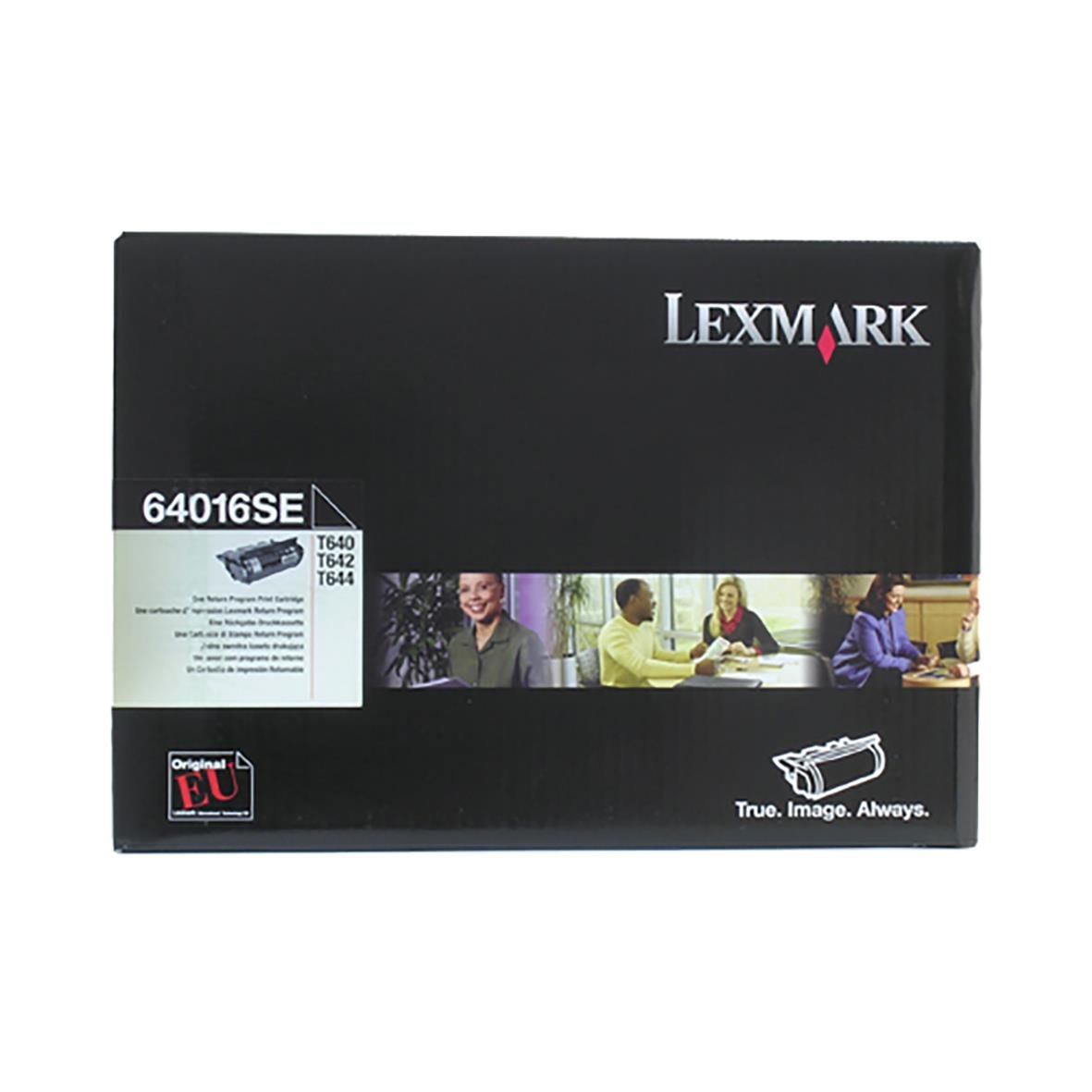 Lasertoner Lexmark T64X för 6000 sidor, svart, för skrivare
