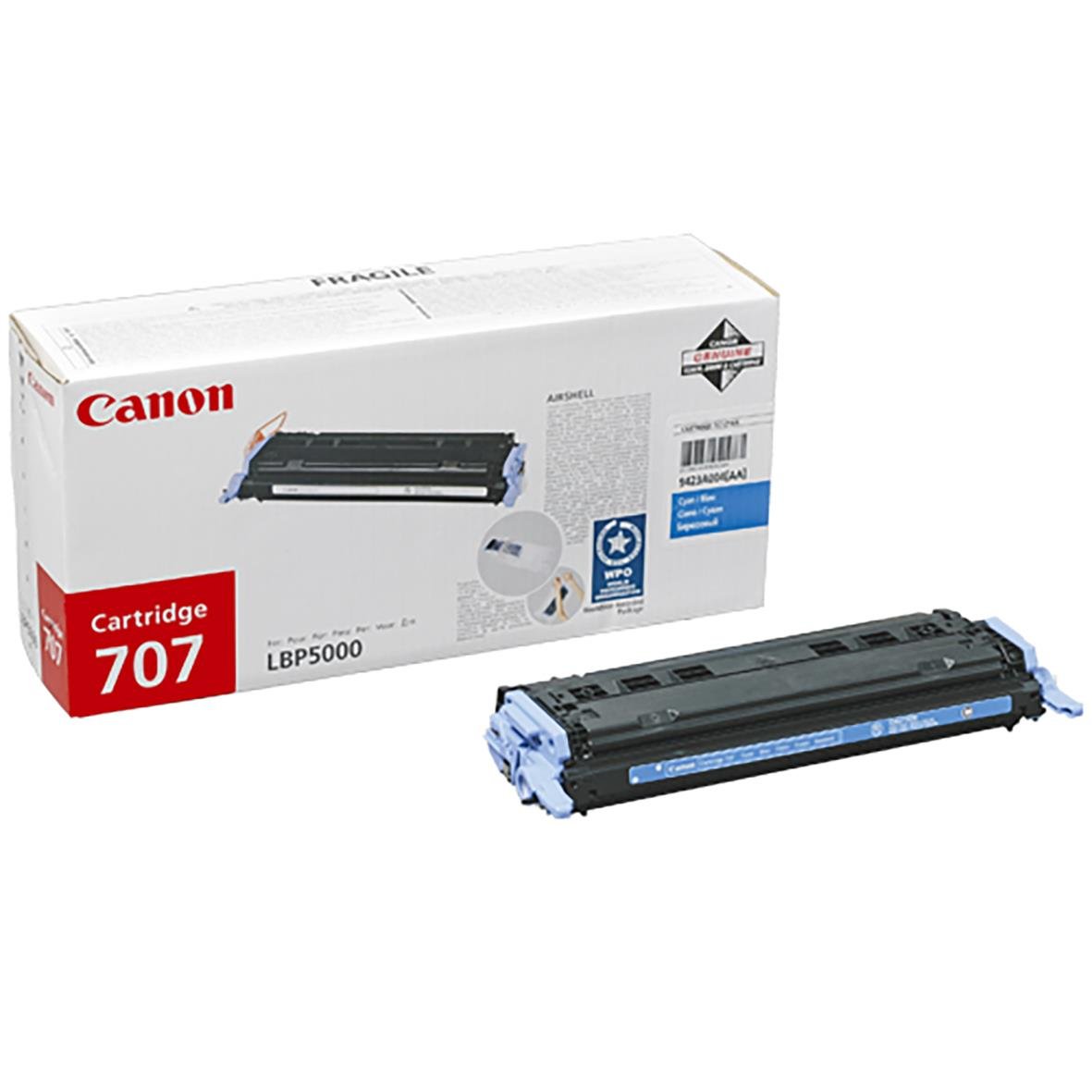 Canon CRT707 cyan laser toner cartridge för skrivare