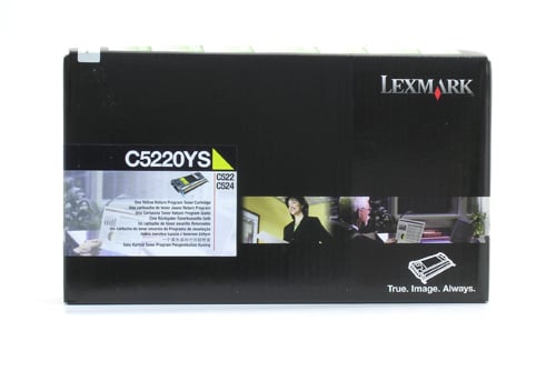 Lasertoner Lexmark C5220YS Gul 27040398