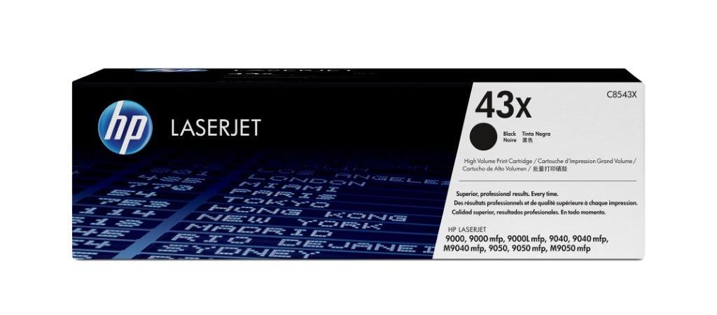 HP C8543X svart lasertoner för 30000 sidor, för HP laserprinter