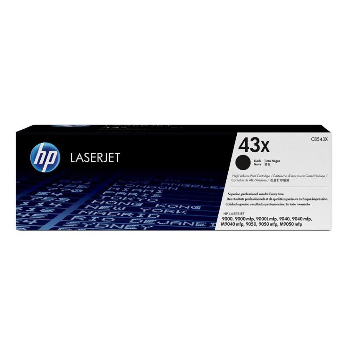 HP C8543X svart lasertoner för 30000 sidor, för HP laserprinter