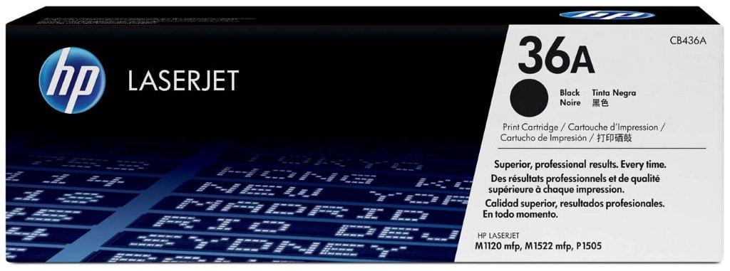 HP Lasertoner 36A CB436A för 2000 sidor, svart toner