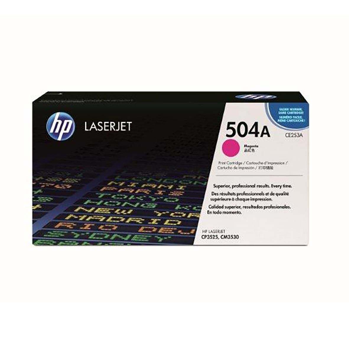 HP Lasertoner 504A Magenta för 20000 sidor, hög kvalitet