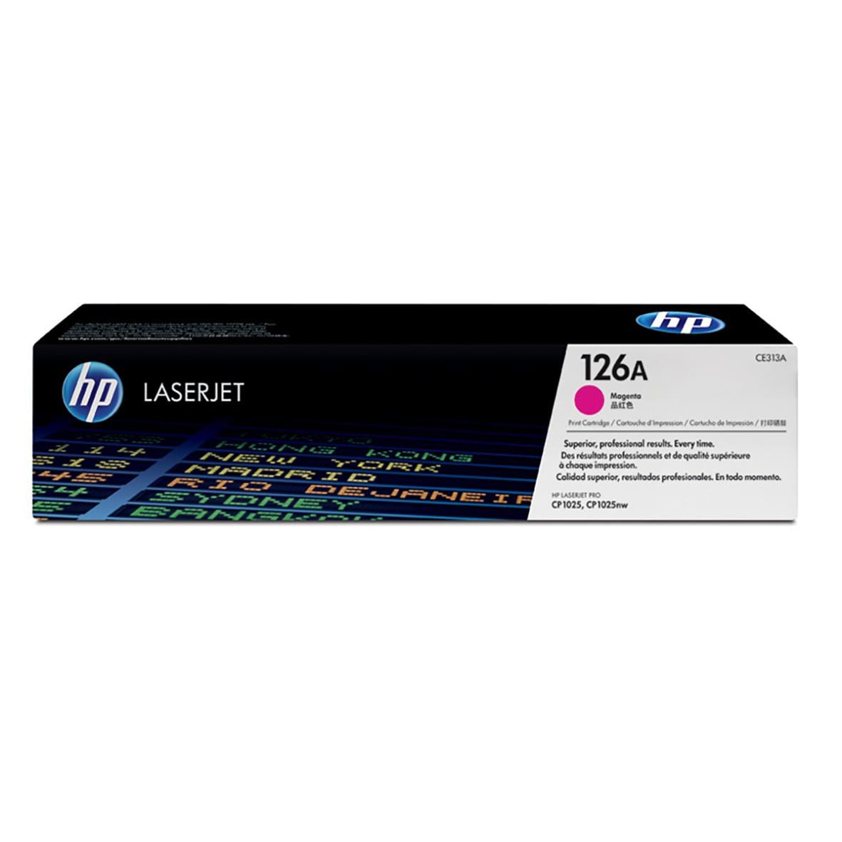 HP 126a magentatoner för laser skrivare, räcker till ca 1000 sidor