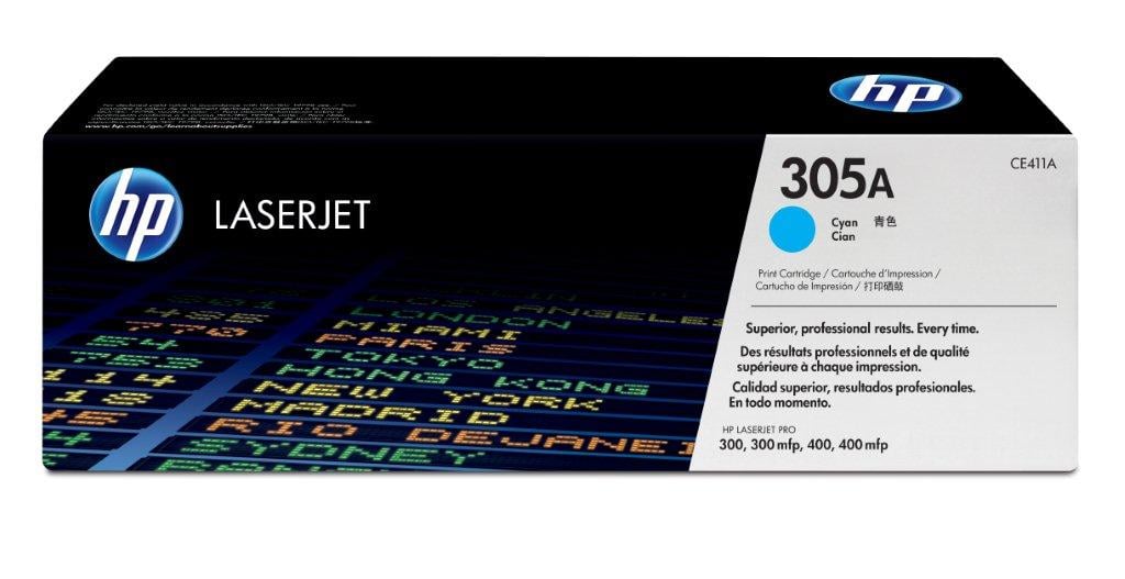 Lasertoner HP 305A 2600 Sidor CE411A Cyan 27040443_1