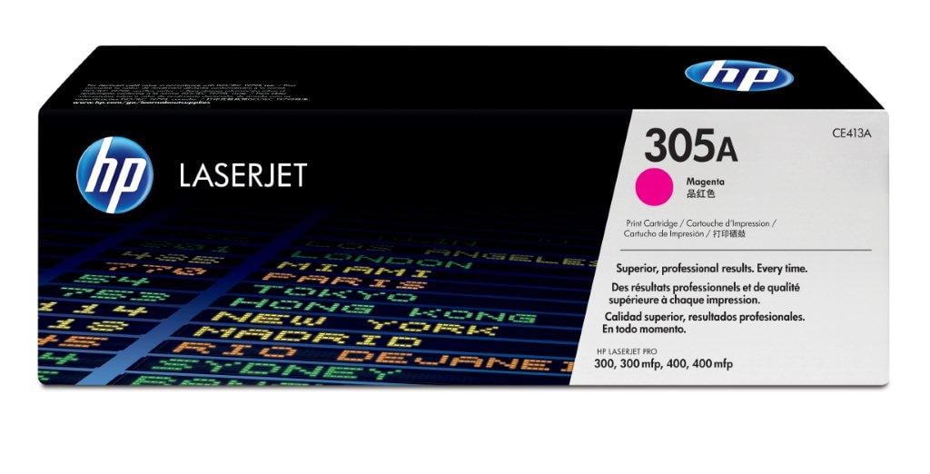 Lasertoner HP 305A 2600 Sidor CE413A Magenta 27040445_1