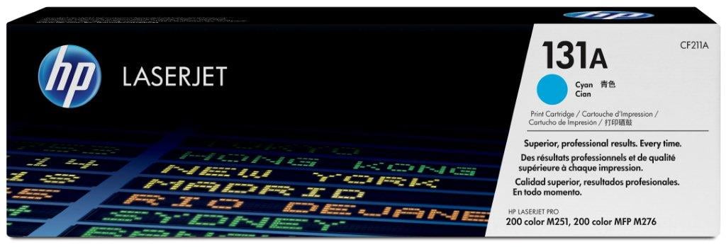 HP Lasertoner 131A Cyan för 1800 sidor CF211A