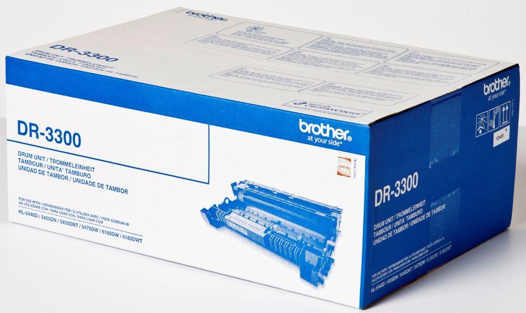 Brother DR3300 trumma för skrivare i vit och blått förpackning