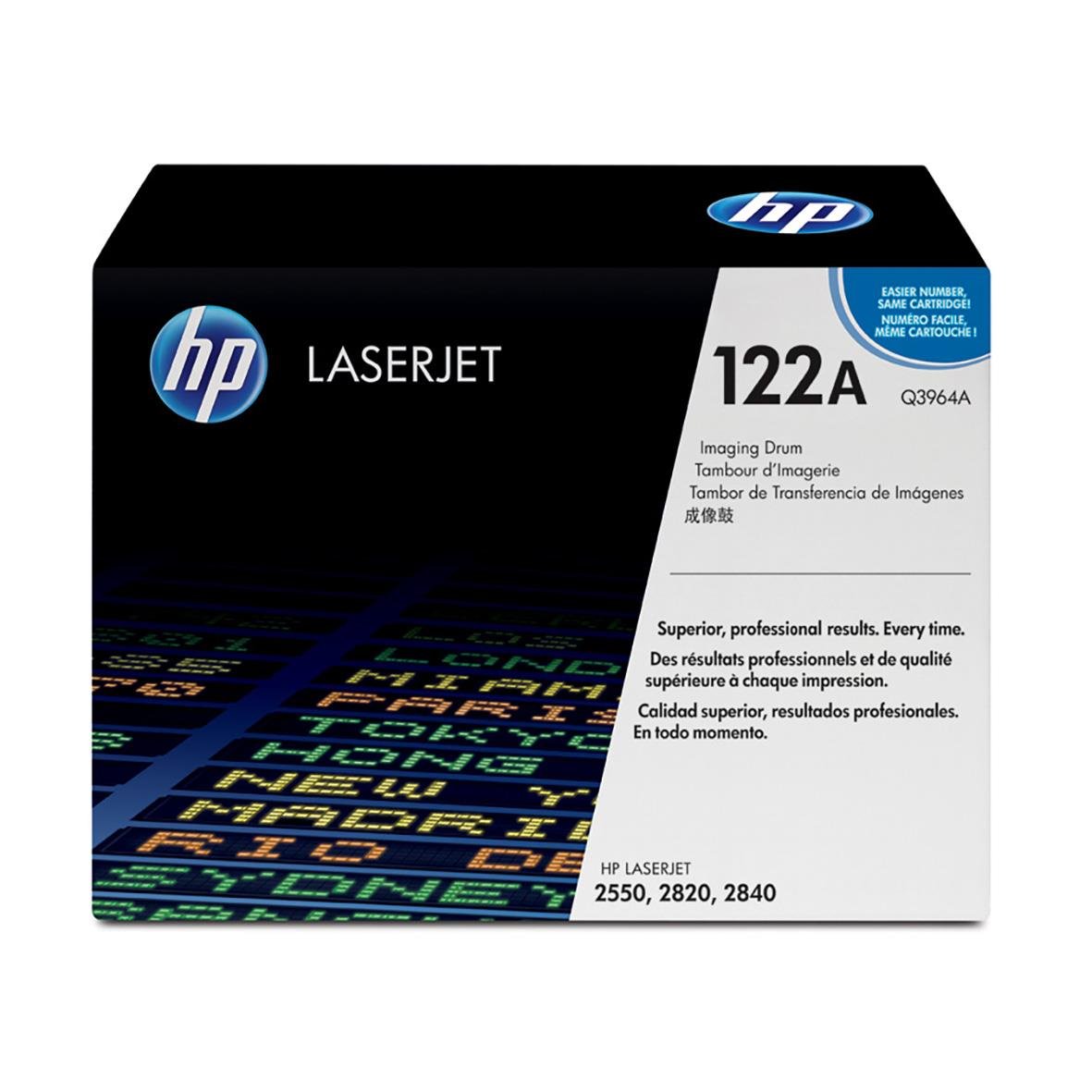HP lasertrumma Q3964A 122A för skrivare, svart, för professionella utskriftsresultat