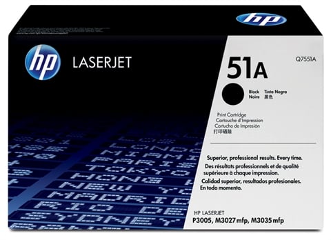 Lasertoner HP 51A 6500 Sidor Q7551A Svart 27040494_1