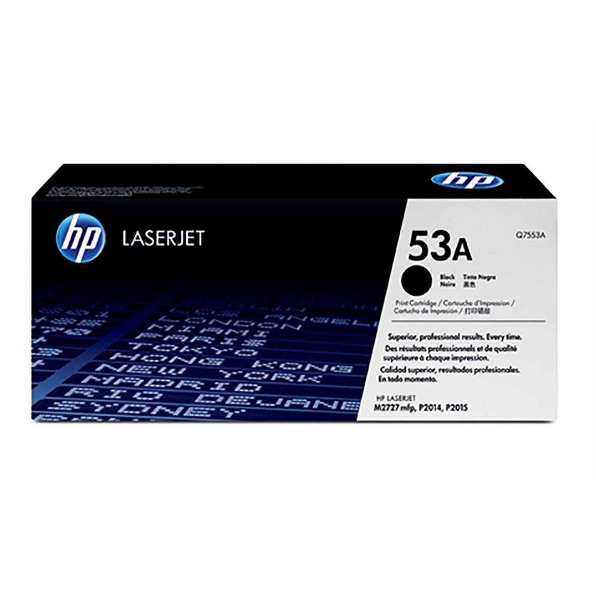 HP 53A laser toner för 3000 sidor, svart, för skrivare