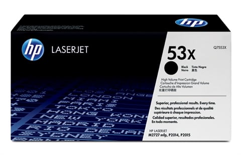 HP laserpatron 53X svart för hög volym, 7000 sidor, Q7553X