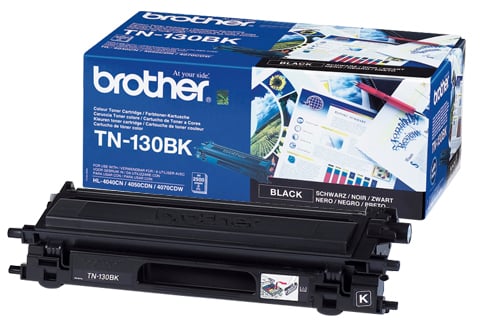 Lasertoner Brother TN-130BK svart för skrivare, 2500 sidor