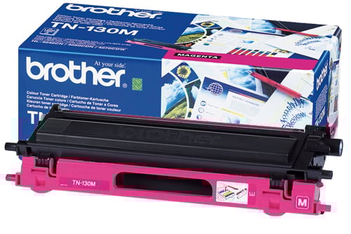 Lasertoner Brother TN130M magenta för 1500 sidor, i originalkartong