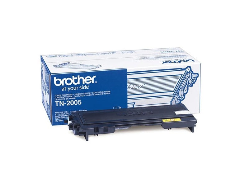 Svart laser tonerkassett Brother TN2005 för skrivare