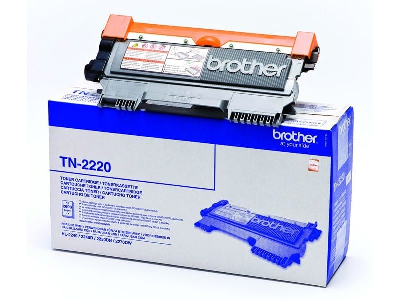 Lasertoner Brother 2600 Sidor TN2220 Svart 27040516