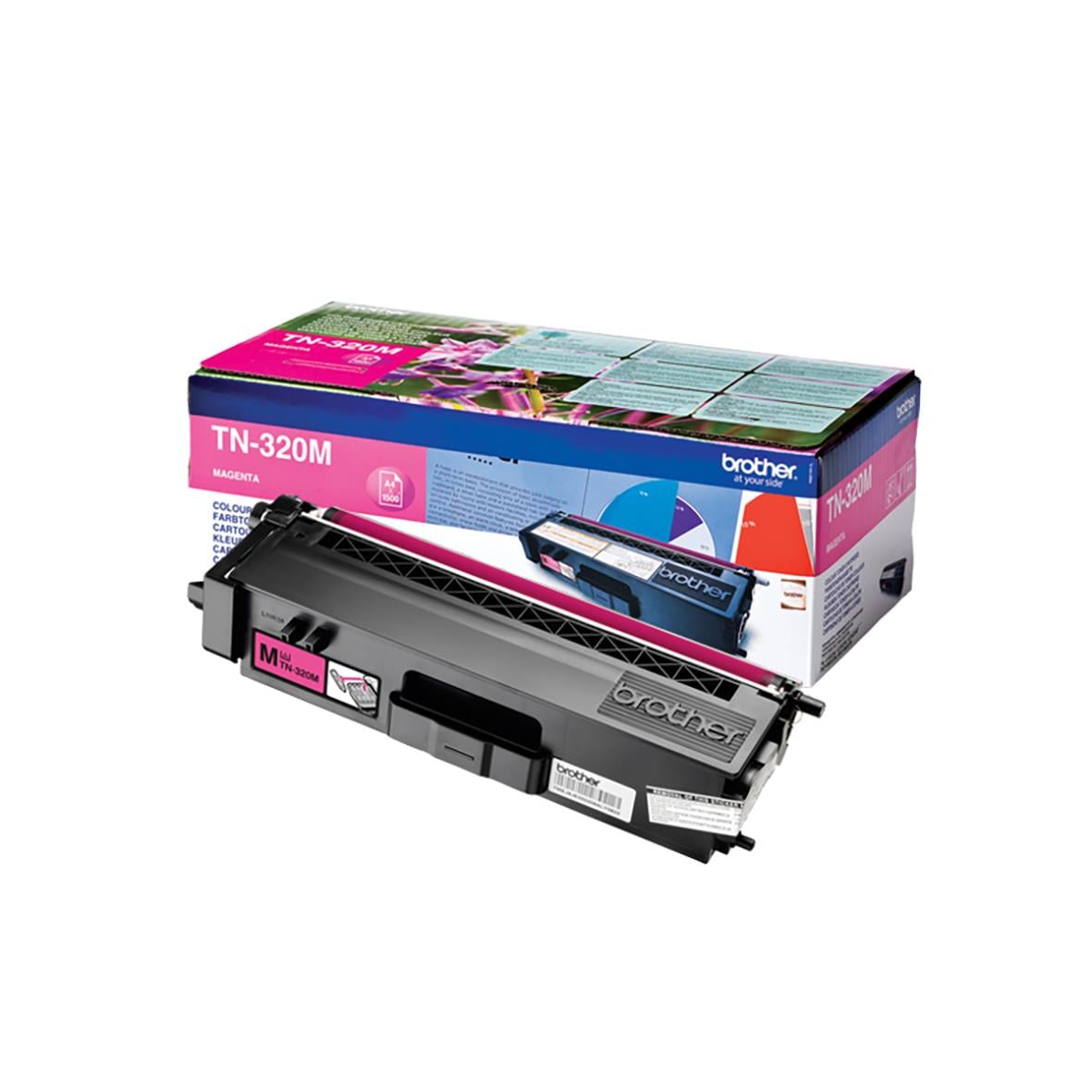 Magenta laser tonerkassett Brother TN320M för skrivare