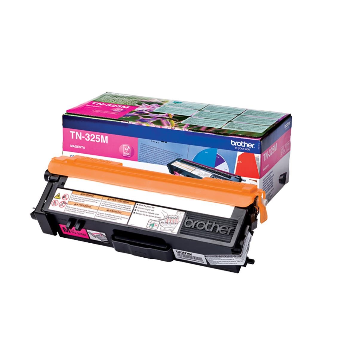Lasertoner Brother TN325M magenta för skrivare