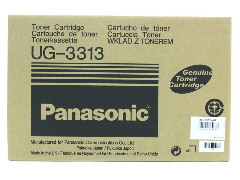 Original Panasonic UG3313 lasertoner för skrivare i kartong