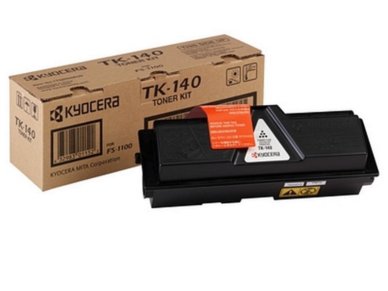 Kyocera TK-140 lasertoner i svart för 4000 sidor, i förpackning