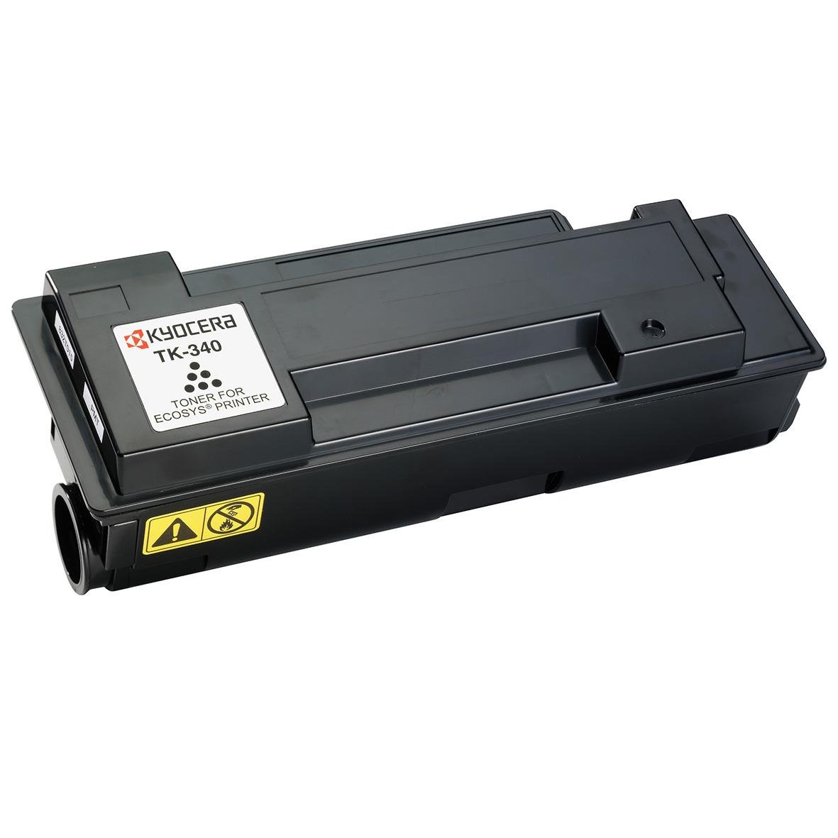 Svart lasertoner Kyocera TK-340 1T02J00EU0 för skrivare