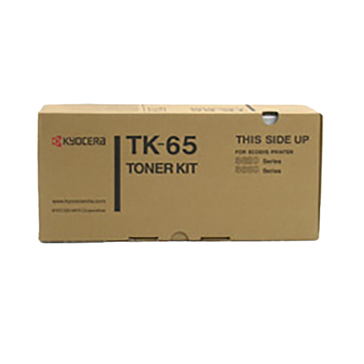 Förpackning av Kyocera TK-65 svart lasertoner