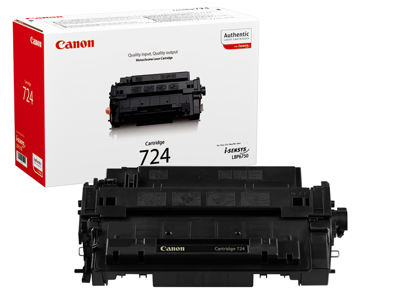 Lasertoner Canon CRG724 3481B002 Svart 27040761