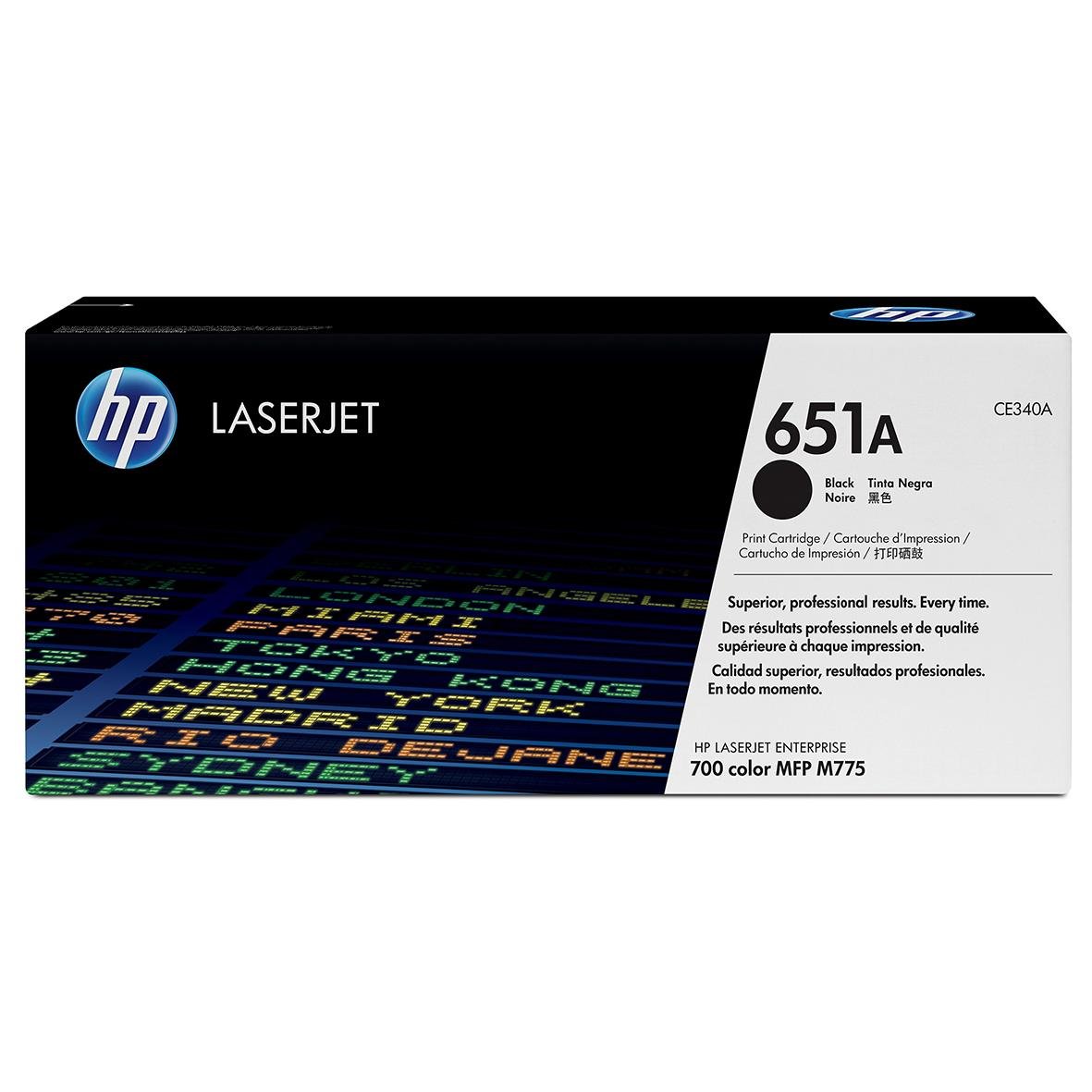 HP 651A svart laser tonerkassett för skrivare