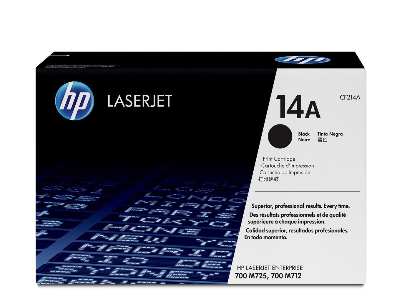 HP 14A CF214A svart laserpatron för skrivare