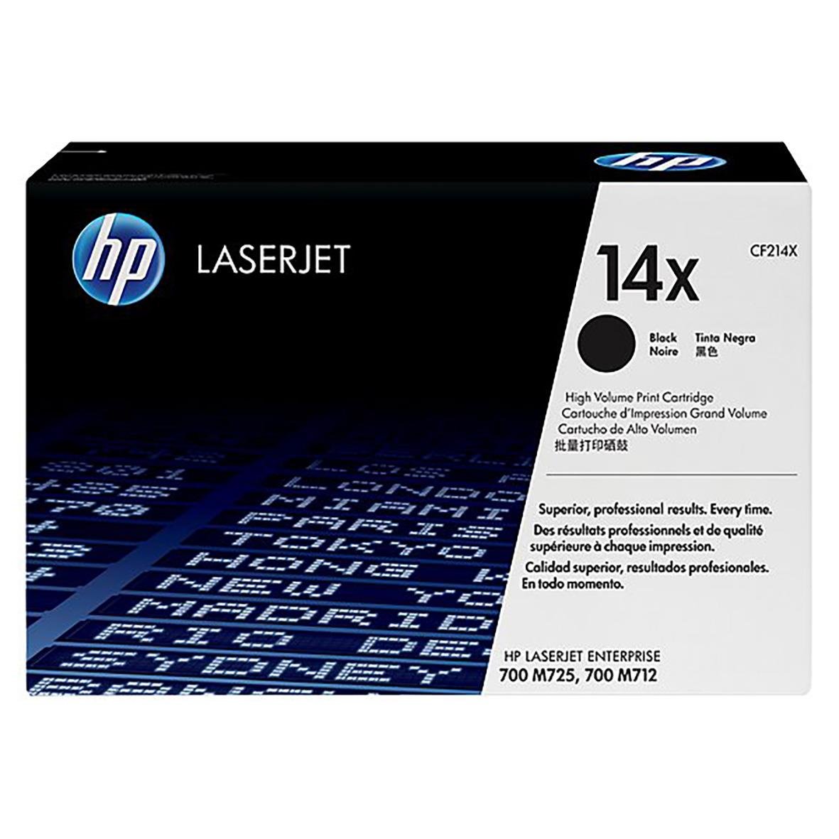 Lasertoner HP 14X CF214X Svart
