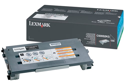 Lasertoner Lexmark 2500 Sidor C500S2KG Svart 27040789