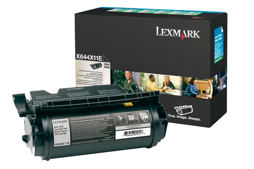 Lasertoner Lexmark 32000 Sidor X644X11E Svart 27040790