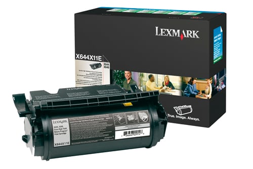 Lasertoner Lexmark X644X11E svart för 32000 sidor