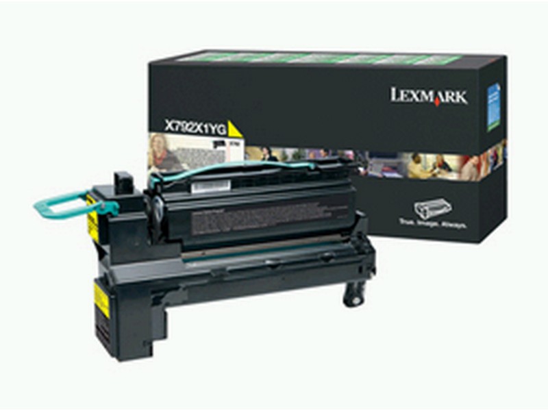 Lasertoner Lexmark 20000 Sidor X792X1YG Gul 27040798
