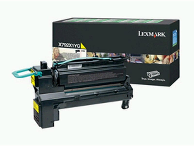 Lasertoner Lexmark 20000 Sidor X792X1YG Gul