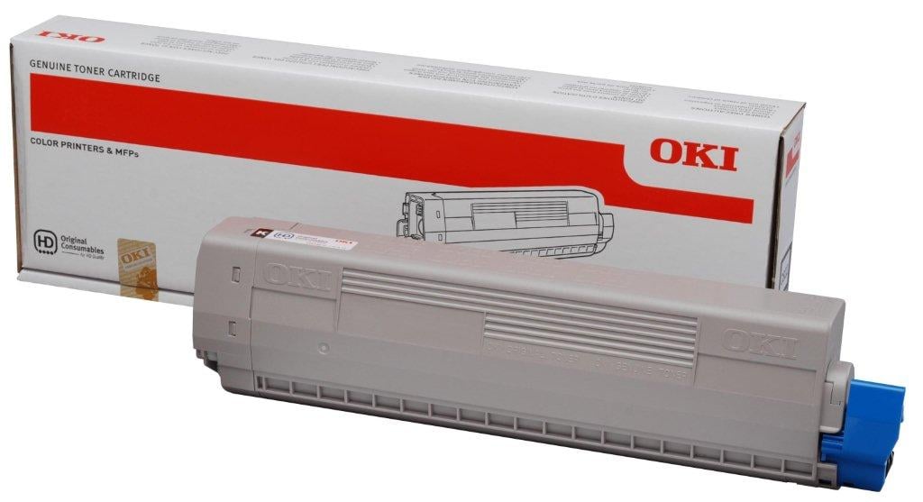 OKI 7300 lasertoner i magenta för skrivare, 44844614, 44844614