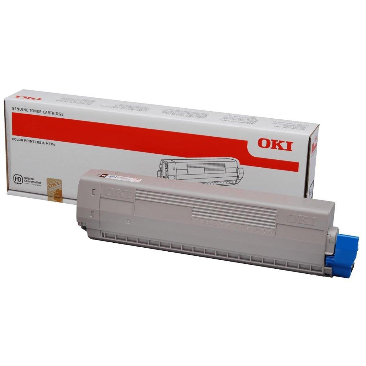 Gul laser tonerkassett OKI 7300 för skrivare